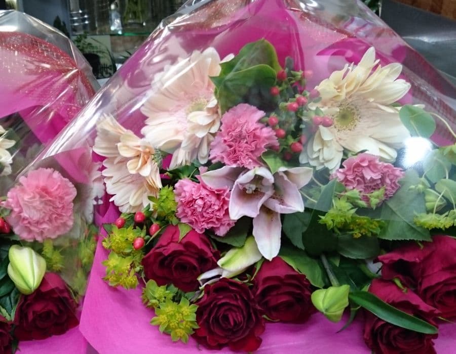 結婚式ご両家への花束